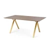 Mesa de Comedor Keaton – Nogal y Metal
