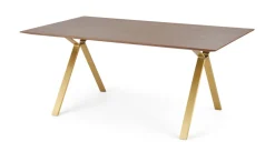 Mesa de Comedor Keaton – Nogal y Metal