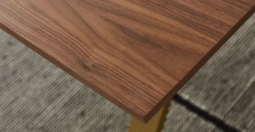 Mesa de Comedor Keaton – Nogal y Metal