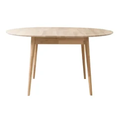 Mesa de Comedor Ovalada Escandi 155 cm – Roble Claro
