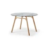 Mesa de Comedor Philly – Roble y cristal