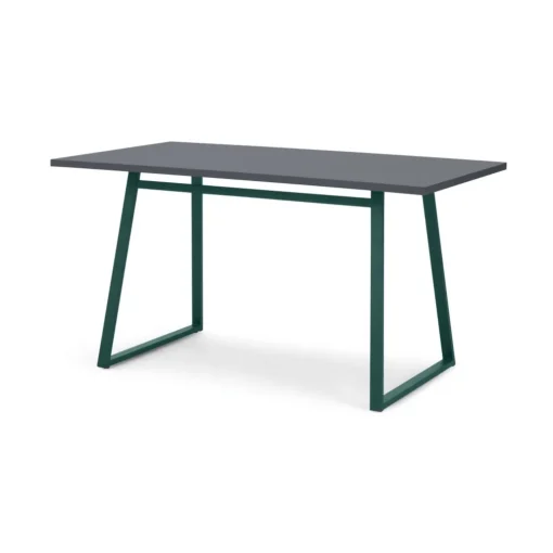 Mesa de Comedor Rectangular Catfield – Verde y Gris