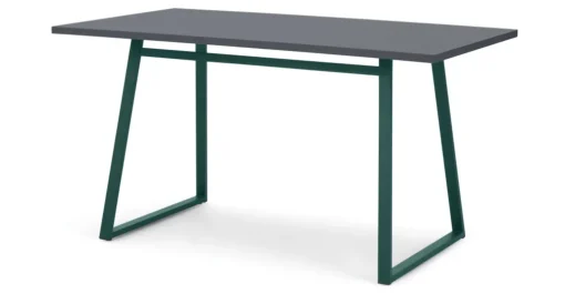 Mesa de Comedor Rectangular Catfield – Verde y Gris