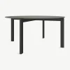 Mesa de Comedor Redonda 8 Asientos Niven – Gris y Negro