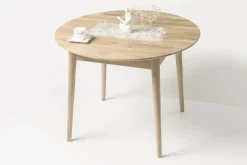 Mesa de Comedor Redonda Escandi 100 cm – Roble Claro