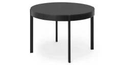 Mesa de Comedor Redonda Oxford – Negro ⚡