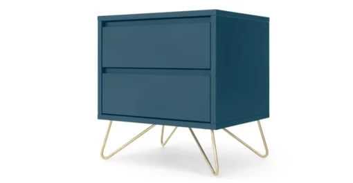 Mesa de Noche Elona – Azul Cerceta