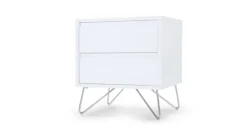 Mesa de Noche Elona – Blanco Brillante