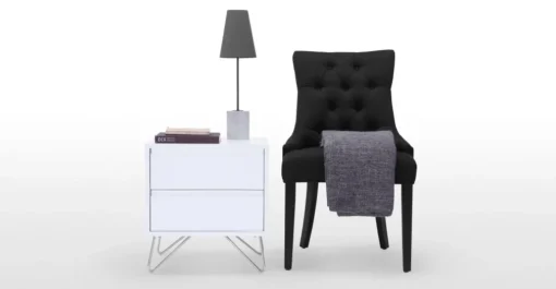 Mesa de Noche Elona – Blanco Brillante