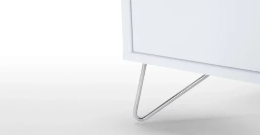 Mesa de Noche Elona – Blanco Brillante