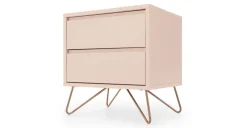 Mesa de Noche Elona – Rosa Empolvado