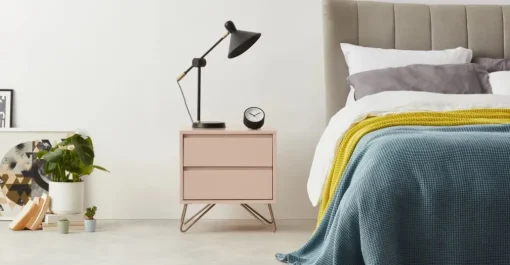 Mesa de Noche Elona – Rosa Empolvado