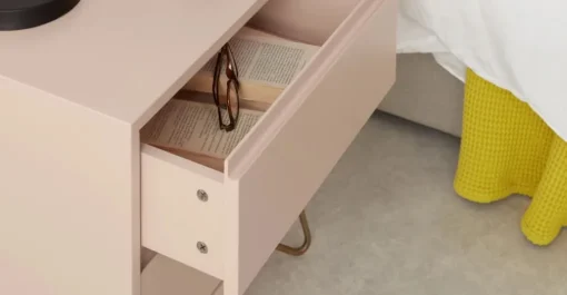 Mesa de Noche Elona – Rosa Empolvado