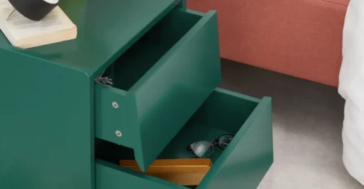 Mesa de noche Hetty – Verde inglés