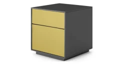 Mesa de Noche Jena – Madera de Mango Gris