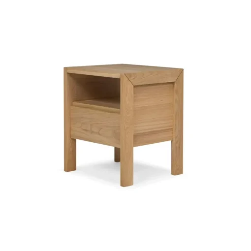 Mesa de noche Ledger – Roble