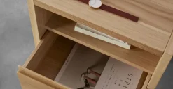 Mesa de noche Ledger – Roble