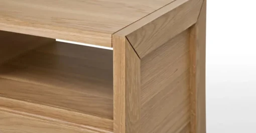 Mesa de noche Ledger – Roble