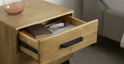 Mesa de noche Lucien – Madera de mango clara