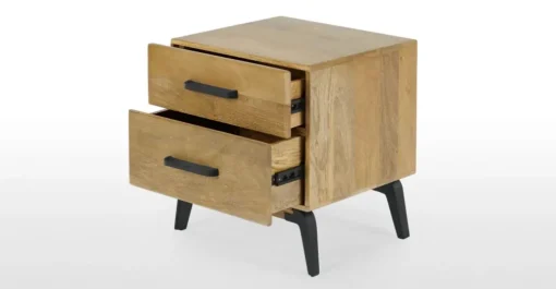 Mesa de noche Lucien – Madera de mango clara