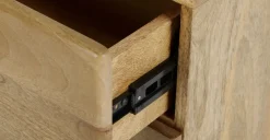 Mesa de noche Lucien – Madera de mango clara