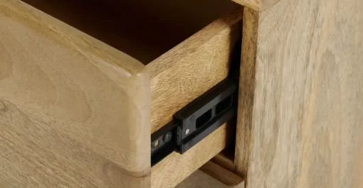 Mesa de noche Lucien – Madera de mango clara