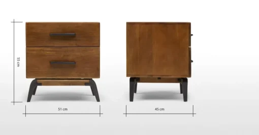 Mesa de noche Lucien – Mango Oscura