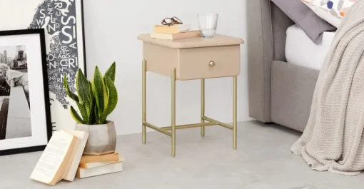 Mesa de noche Maddie – Rosa