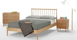 Mesa de noche Multicajones Penn – Roble
