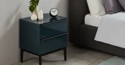 Mesa de noche Silas – Azul cerceta