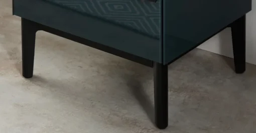 Mesa de noche Silas – Azul cerceta