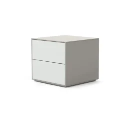 Mesa de noche Stretto – Tonos de gris