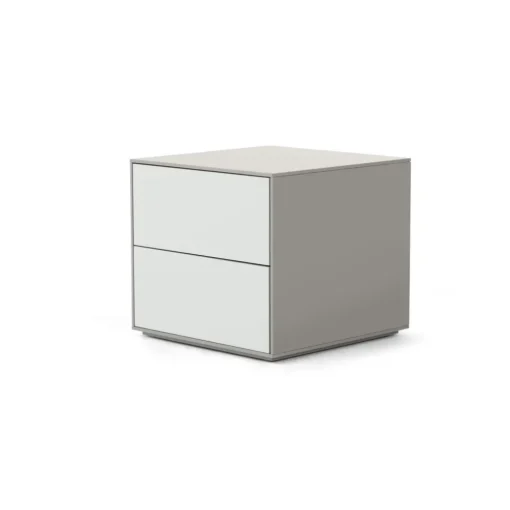 Mesa de noche Stretto – Tonos de gris