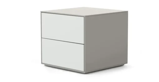Mesa de noche Stretto – Tonos de gris