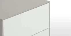 Mesa de noche Stretto – Tonos de gris
