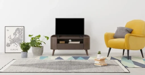 Mueble multimedia Ada – Roble oscuro