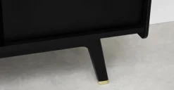 Mueble multimedia Albers – Roble teñido de negro