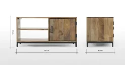 Mueble multimedia compacto Lomond