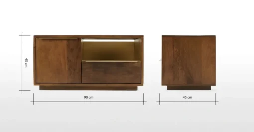 Mueble Multimedia Compacto Anderson – Caramelo