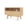 Mueble multimedia esquinero Jenson – Roble