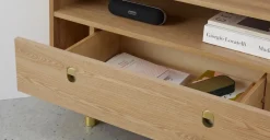 Mueble multimedia esquinero Fizzy – Fresno