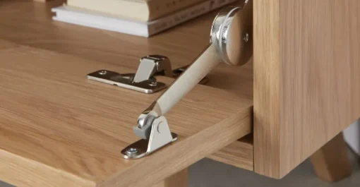 Mueble multimedia esquinero Jenson – Roble
