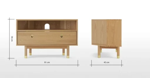 Mueble multimedia esquinero Fizzy – Fresno