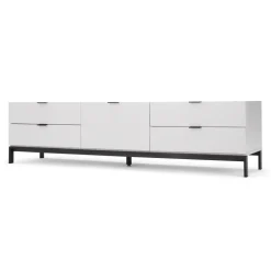 Mueble multimedia grande Marcell – Gris claro