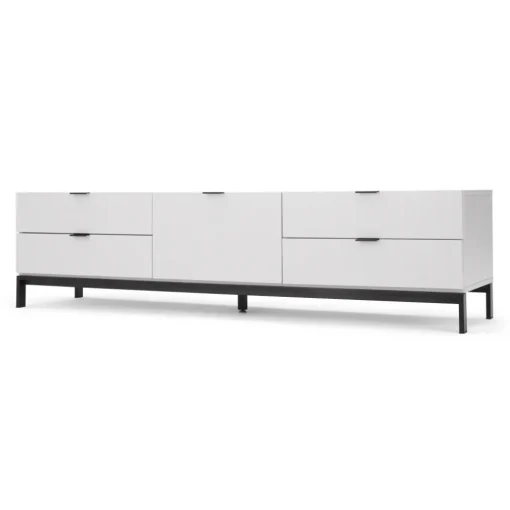 Mueble multimedia grande Marcell – Gris claro