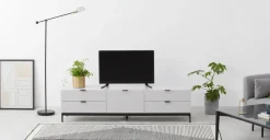 Mueble multimedia grande Marcell – Gris claro