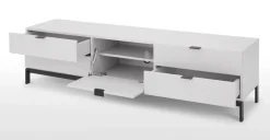 Mueble multimedia grande Marcell – Gris claro
