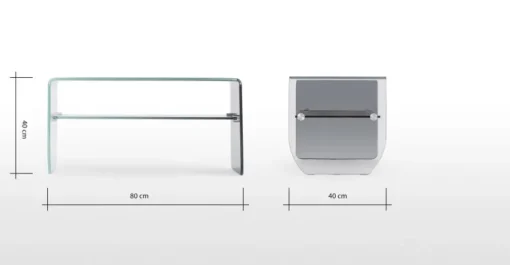 Mueble multimedia Hesta – Gris