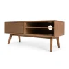 Mueble multimedia Jenson – Roble oscuro