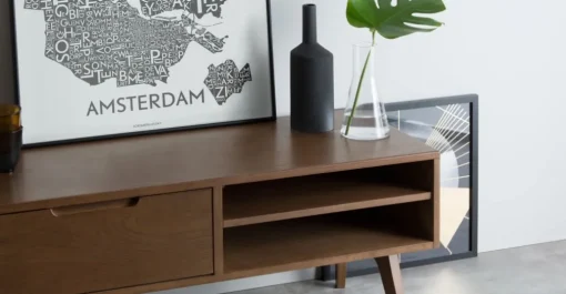 Mueble multimedia Jenson – Roble oscuro